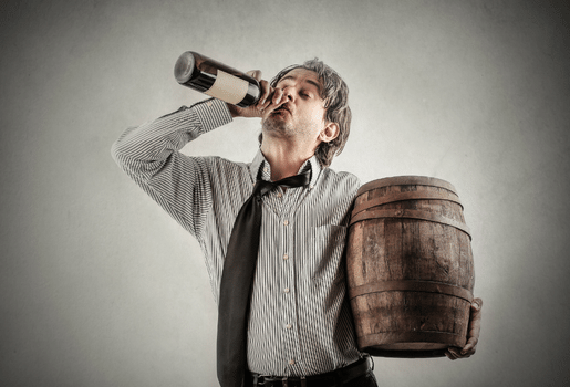 wine drinking split test study