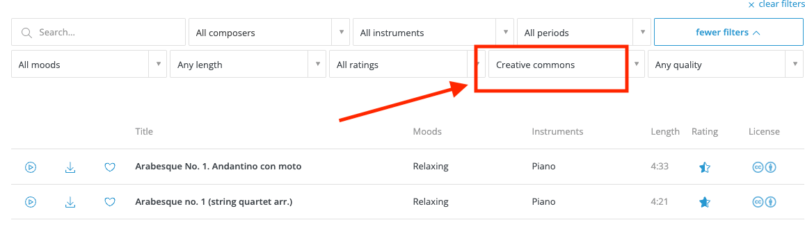 Musopen Discovery Tool